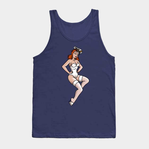 OldSalt American Traditional Sailor Gal Tank Top by OldSalt